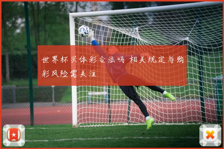 世界杯买体彩合法吗 相关规定与购彩风险需关注