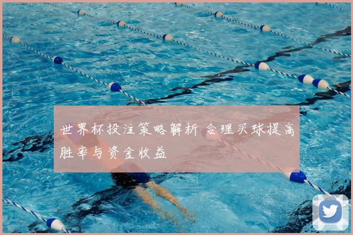 世界杯投注策略解析 合理买球提高胜率与资金收益